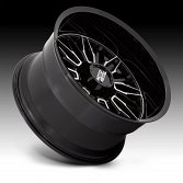 Moto Metal MO809 Stinger Machined Gloss Black Custom Truck Wheels 2